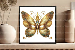 Mardi Gras Butterfly Clipart Bundle 99 - CraftNest - Digital Crafting and Art