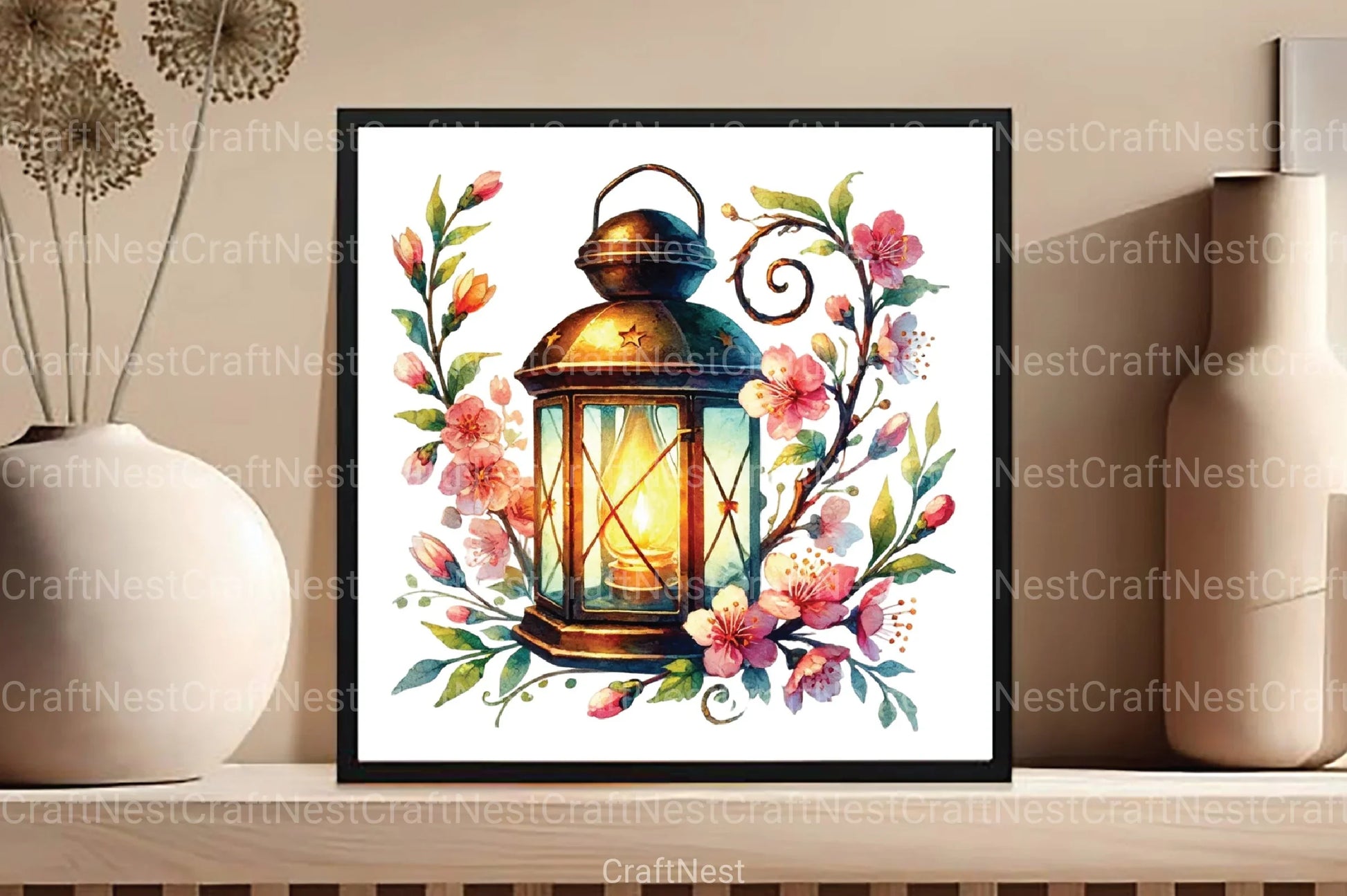 Retro Spring Clipart Bundle 99 - CraftNest - Digital Crafting and Art