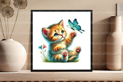 Cat Clipart Bundle for Creative Projects - CraftNest - Digital Crafting and Art