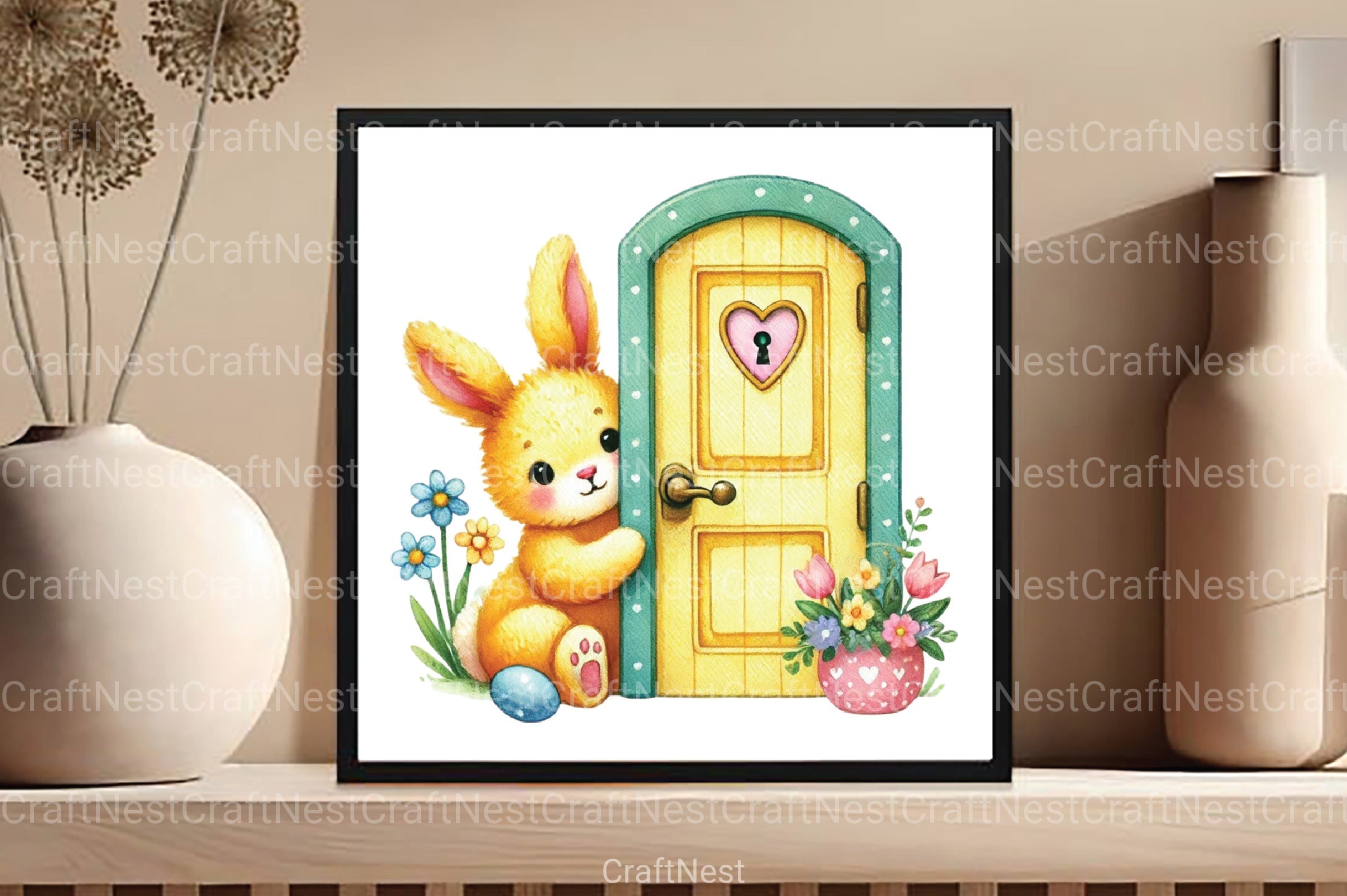Easter Bunny Clipart Bundle 88 - CraftNest - Digital Crafting and Art