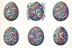 Easter Egg Clipart Bundle - CraftNest - Digital Crafting and Art