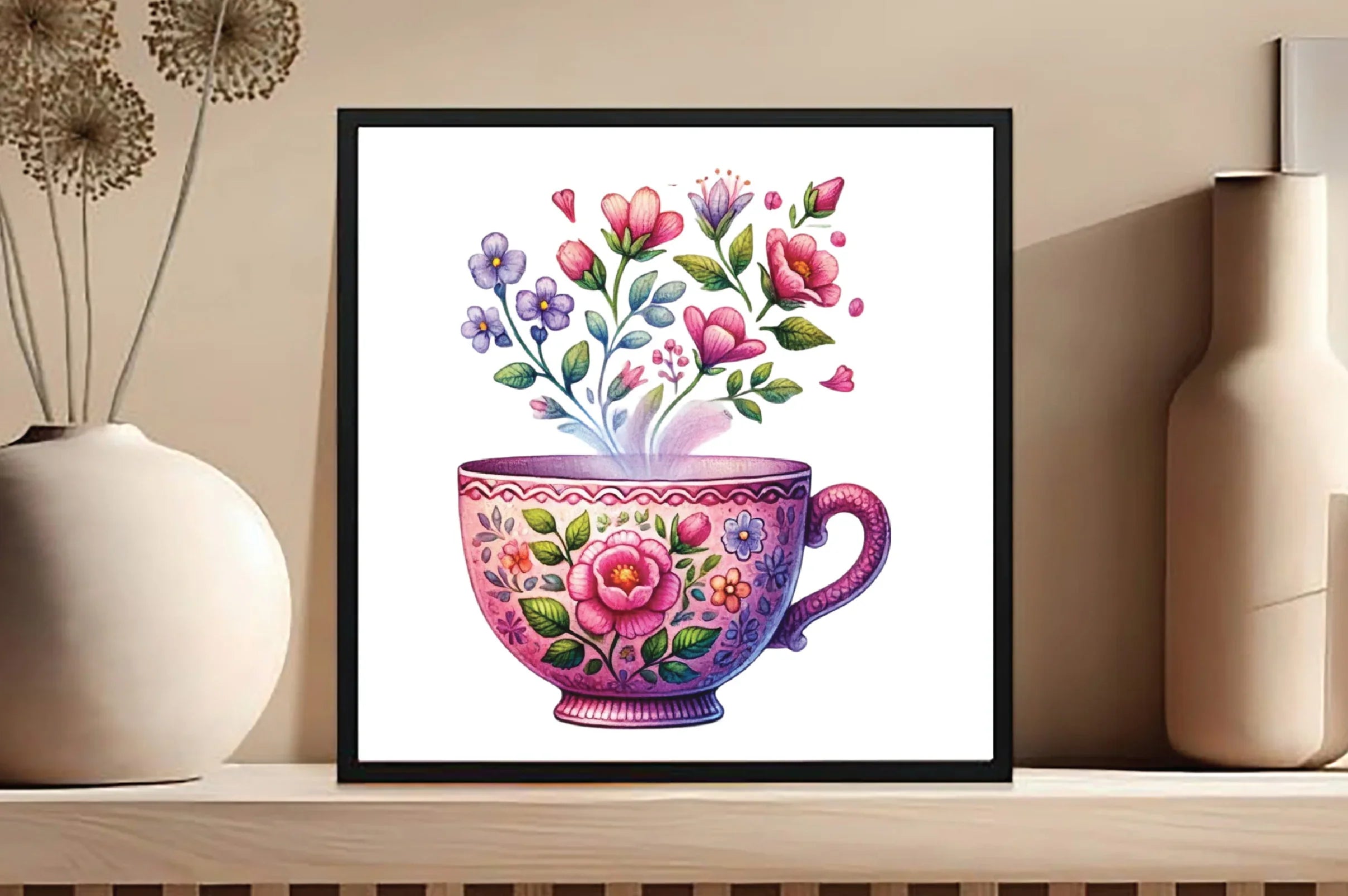 Pink Spring Clipart Bundle - CraftNest - Digital Crafting and Art
