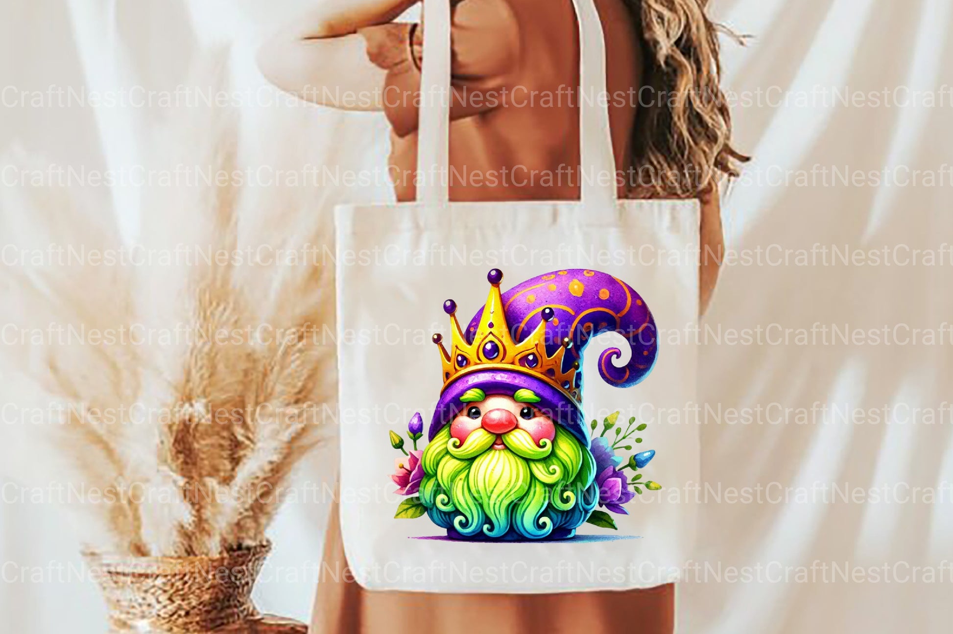 Mardi Gras Gnome Clipart Bundle 3 - CraftNest - Digital Crafting and Art