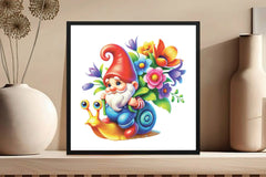 Spring Gnome Clipart Bundle - CraftNest - Digital Crafting and Art