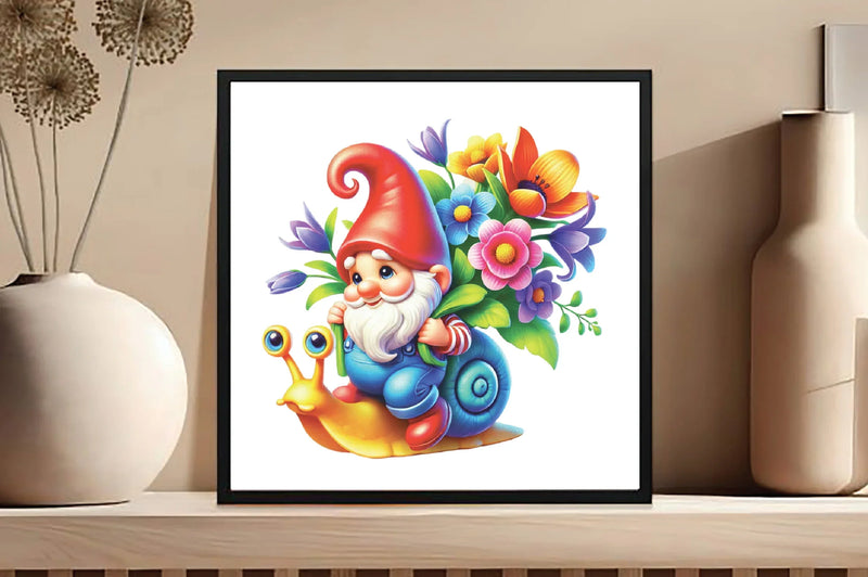 Spring Gnome Clipart Bundle - CraftNest - Digital Crafting and Art