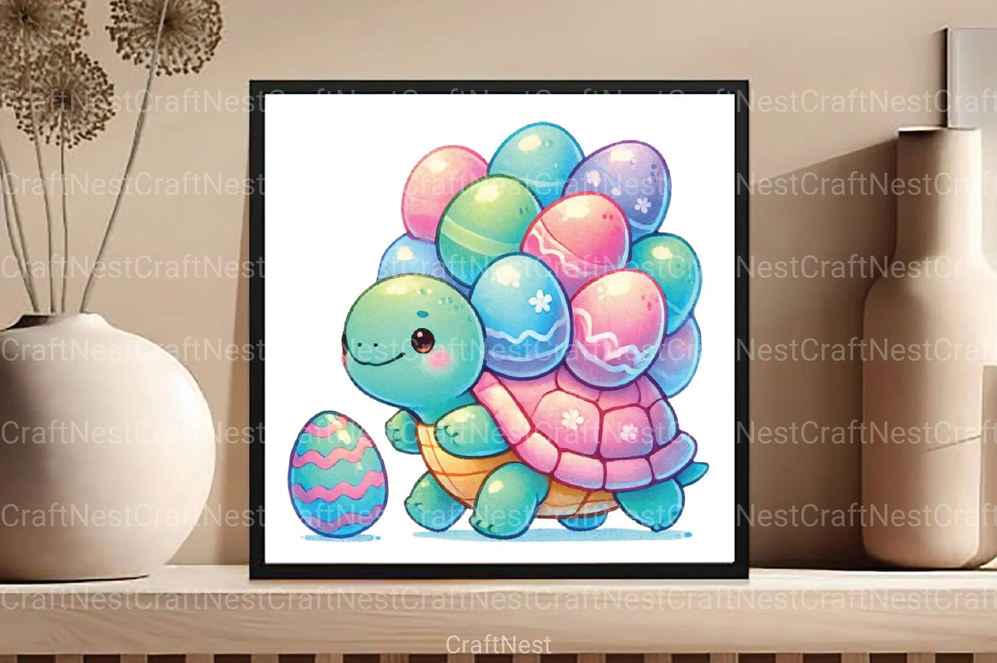 Happy Easter Cute Animals Clipart Bundle - CraftNest - Digital Crafting and Art