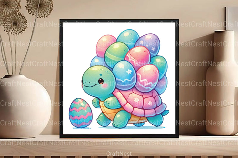 Happy Easter Cute Animals Clipart Bundle - CraftNest - Digital Crafting and Art