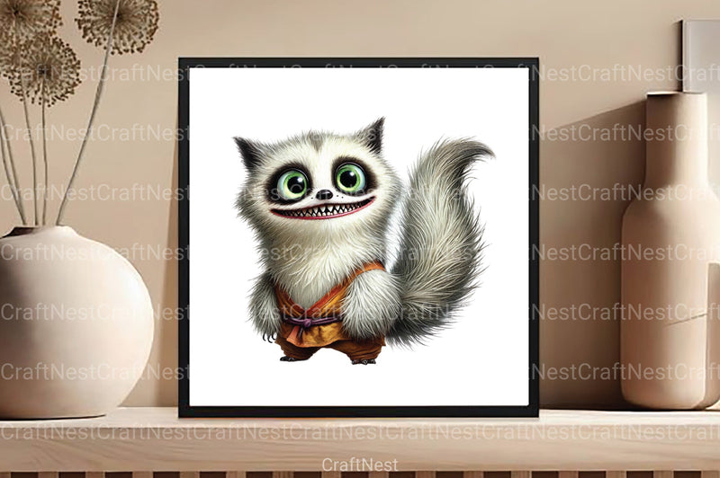 Crazy Funny Animals Clipart Bundle 1 - CraftNest - Digital Crafting and Art