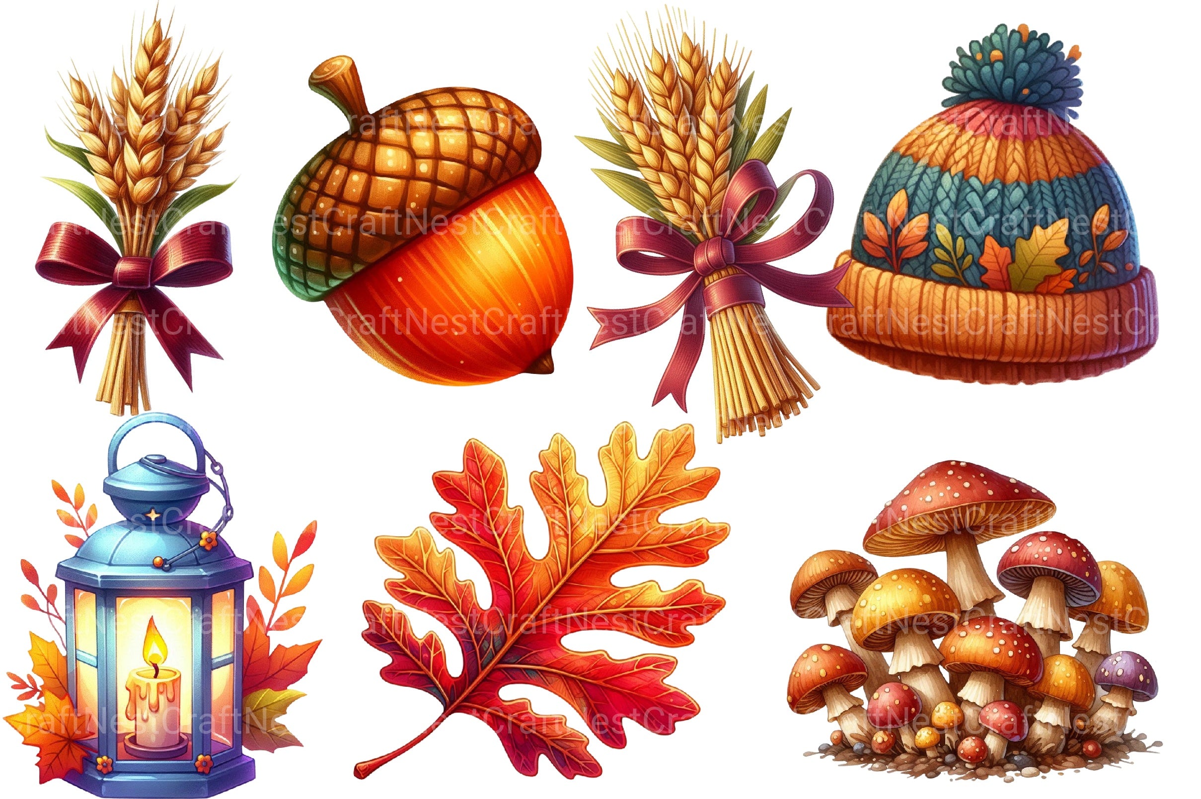 Autumn Clipart Bundle 4 - CraftNest - Digital Crafting and Art