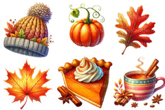 Autumn Clipart Bundle 4 - CraftNest - Digital Crafting and Art