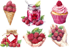 Raspberry Clipart Bundle 2 - CraftNest - Digital Crafting and Art