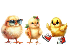Funny Chick Clipart Bundle - CraftNest - Digital Crafting and Art