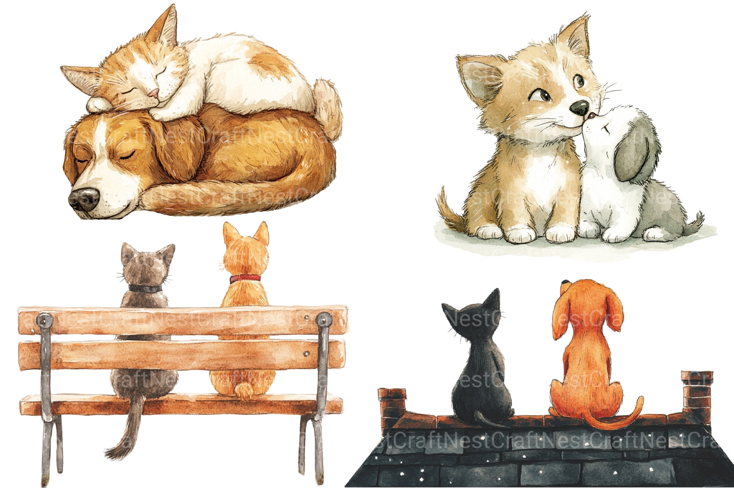 Friendship Clipart Bundle - CraftNest - Digital Crafting and Art