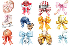 Sport Bows Clipart Bundle - CraftNest - Digital Crafting and Art