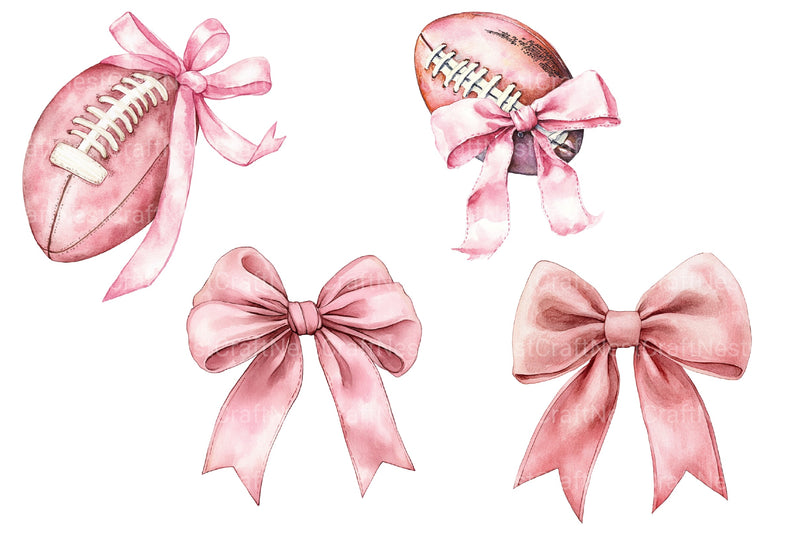 Sport Bows Clipart Bundle - CraftNest - Digital Crafting and Art