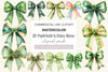 St Patrick's Day Bow Clipart Bundle 2