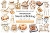 Neutral Baking Clipart Bundle 3