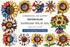 Sunflower 4th Of July Clipart Bundle 1