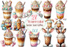 Easter Iced Coffee Clipart Bundle 66