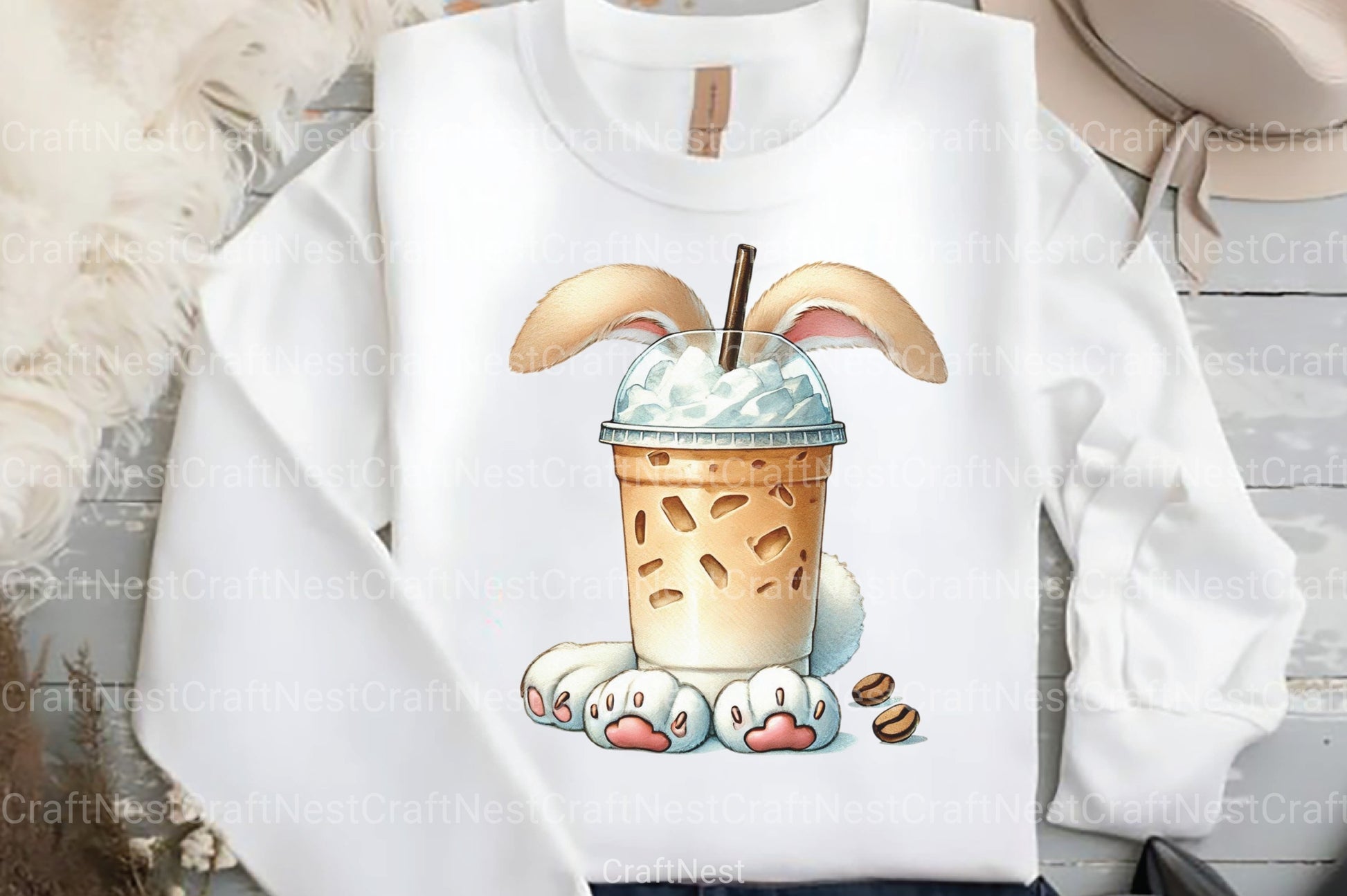 Easter Iced Coffee Clipart Bundle 66 - CraftNest - Digital Crafting and Art