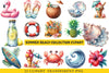 Summer Beach Day Collection Clipart Bundle