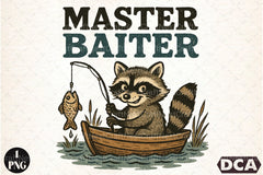 Master Baiter Funny Fishing Clipart Bundle - CraftNest - Digital Crafting and Art