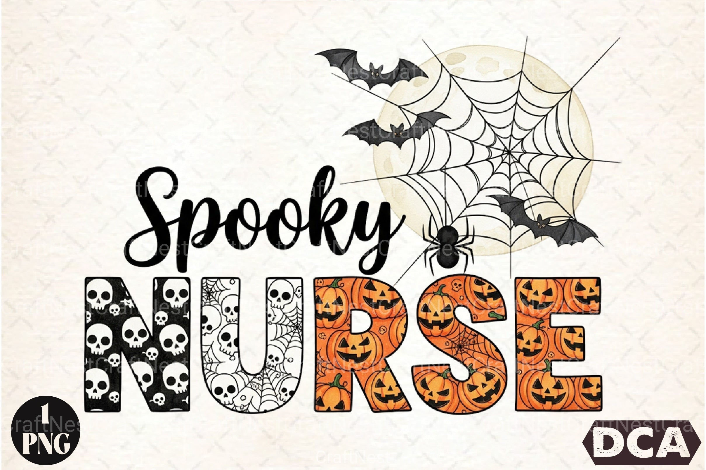 Spooky Nurse Halloween Clipart Bundle 90 - CraftNest - Digital Crafting and Art