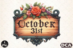 October 31st Halloween Clipart Bundle - CraftNest - Digital Crafting and Art