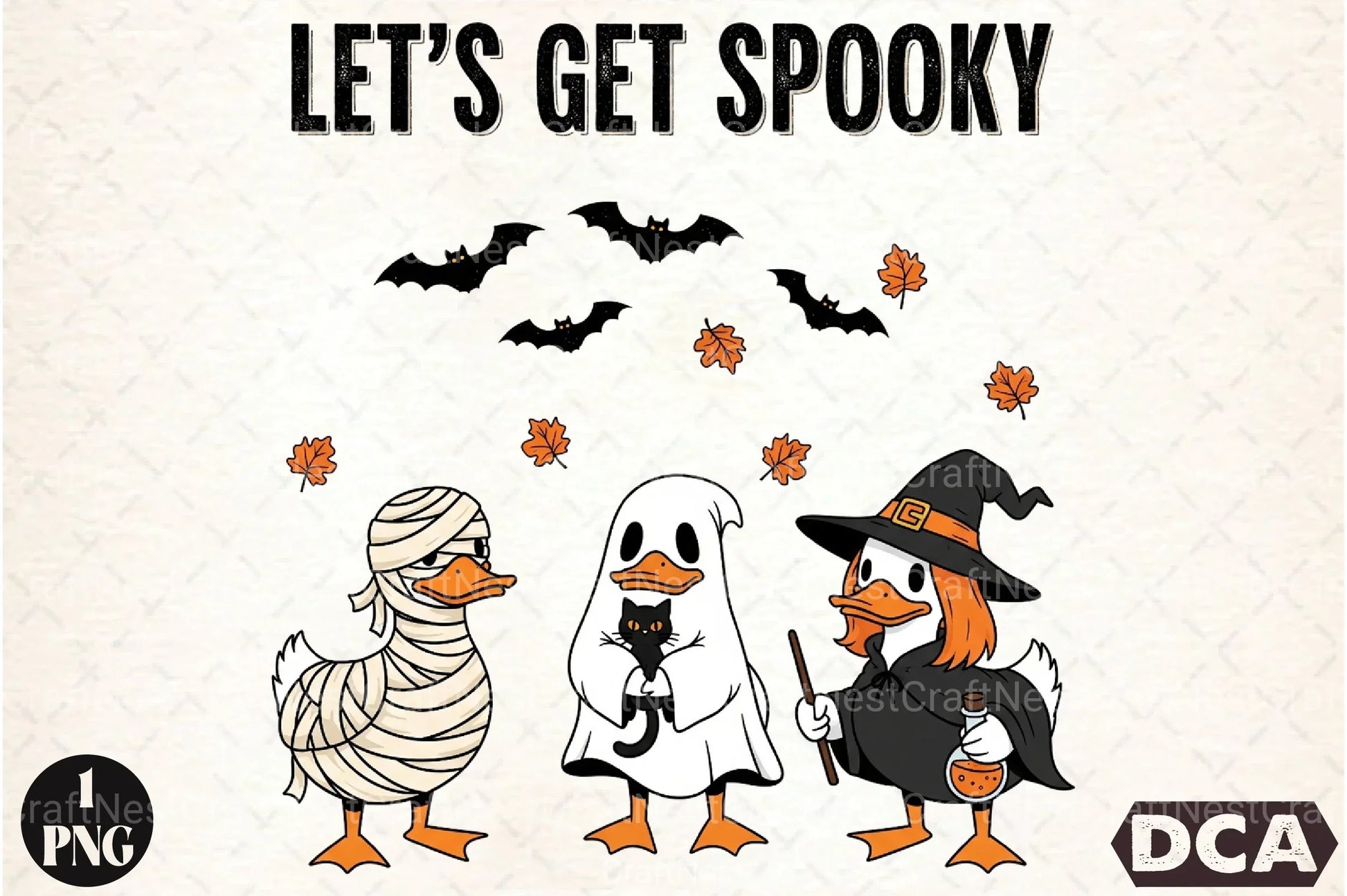 Spooky Halloween Goose Clipart Bundle 99 - CraftNest - Digital Crafting and Art