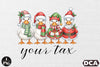 Christmas Chickens Clipart Bundle 2