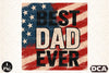 Patriotic Best Dad Ever Clipart Bundle 2