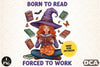 Witchy Clipart Bundle: Born to Read, Forced to Work