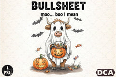 Funny Cow Halloween Clipart Bundle - CraftNest - Digital Crafting and Art