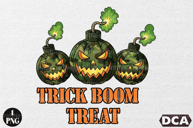 Camo Pumpkins Halloween Clipart Bundle - CraftNest - Digital Crafting and Art