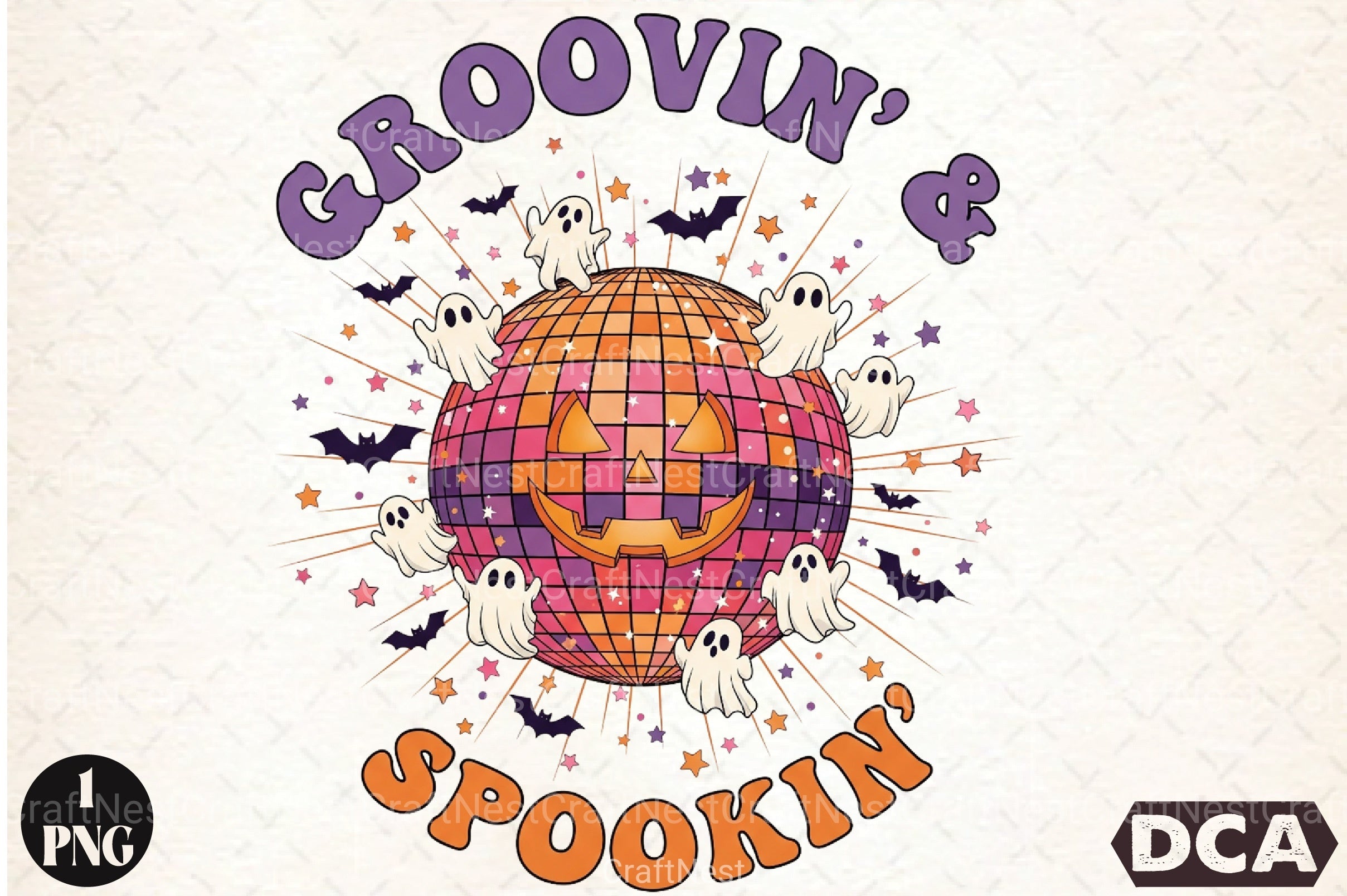 Halloween Groovy Clipart Bundle - CraftNest - Digital Crafting and Art