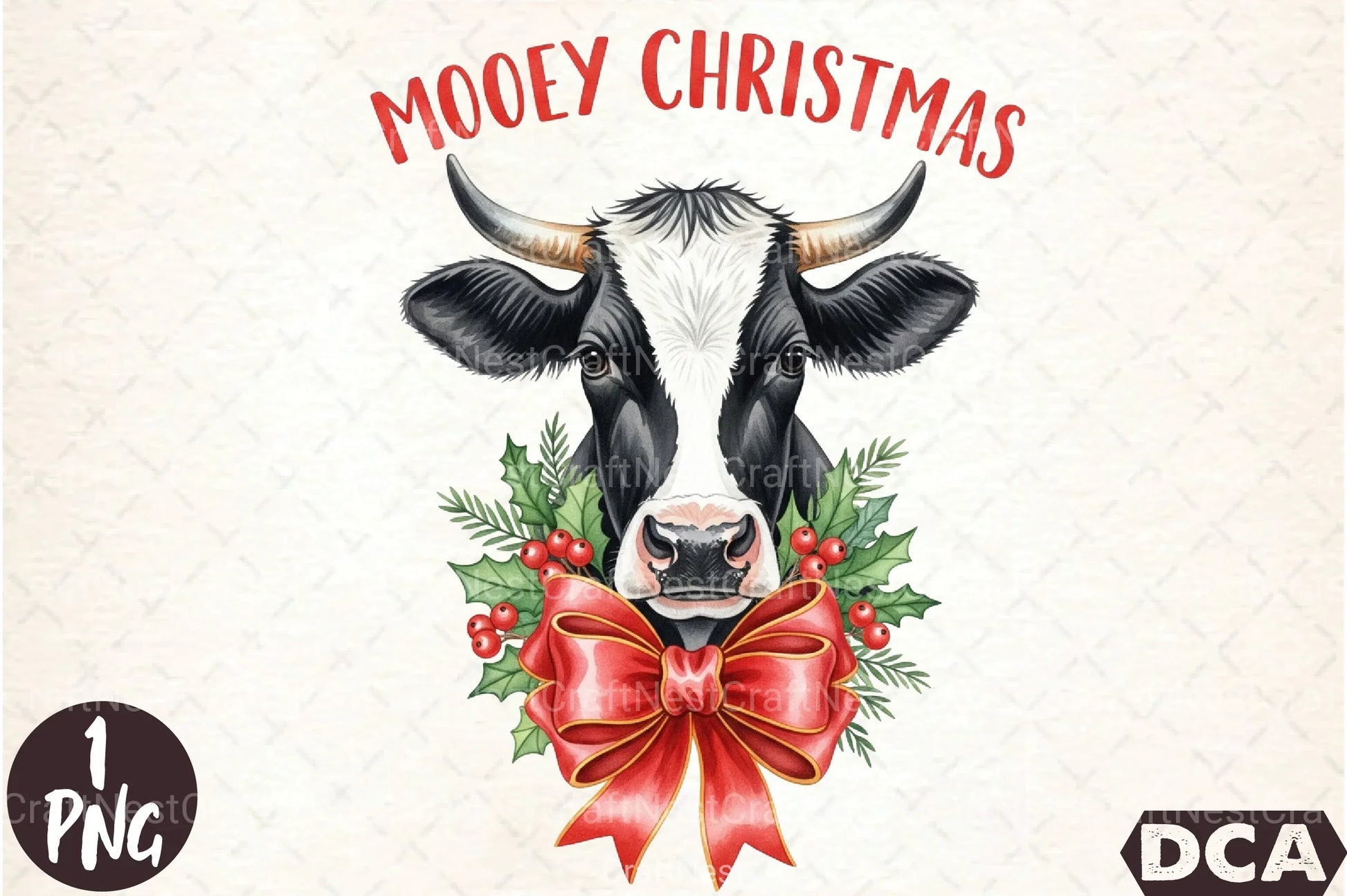 Mooey Christmas Clipart Bundle 88 - CraftNest - Digital Crafting and Art