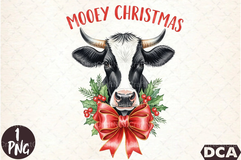 Mooey Christmas Clipart Bundle 88 - CraftNest - Digital Crafting and Art