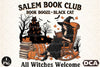 Halloween Witch Salem Book Club Clipart Bundle