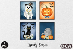 Halloween Spooky Season Clipart Bundle - CraftNest - Digital Crafting and Art