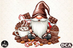Sweet Chocolate Gnomes Clipart Bundle - CraftNest - Digital Crafting and Art
