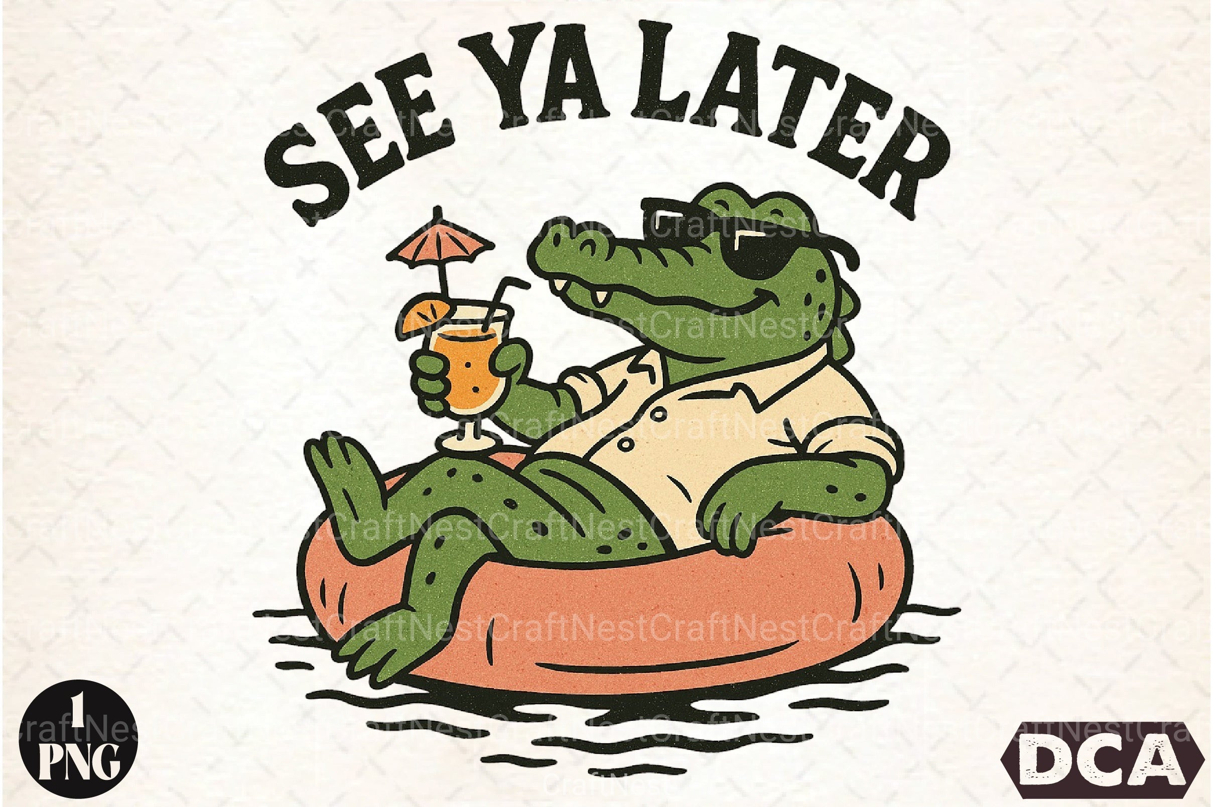 See Ya Later Alligator Clipart Bundle - CraftNest - Digital Crafting and Art