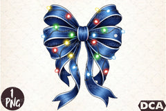 Light Bow Christmas Clipart Bundle - CraftNest - Digital Crafting and Art