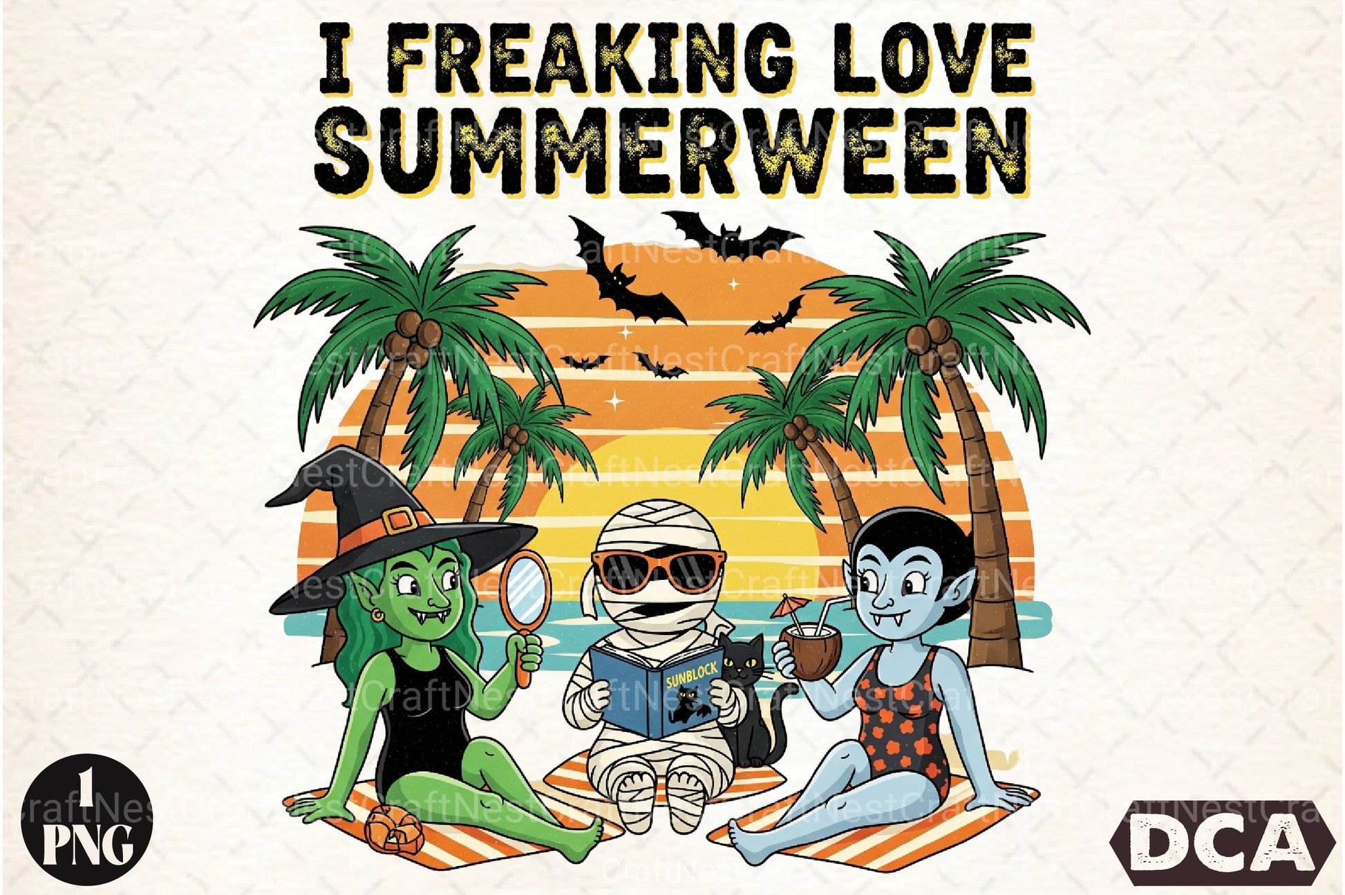 Freaking Love Summerween Clipart Bundle - CraftNest - Digital Crafting and Art