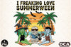 Freaking Love Summerween Clipart Bundle