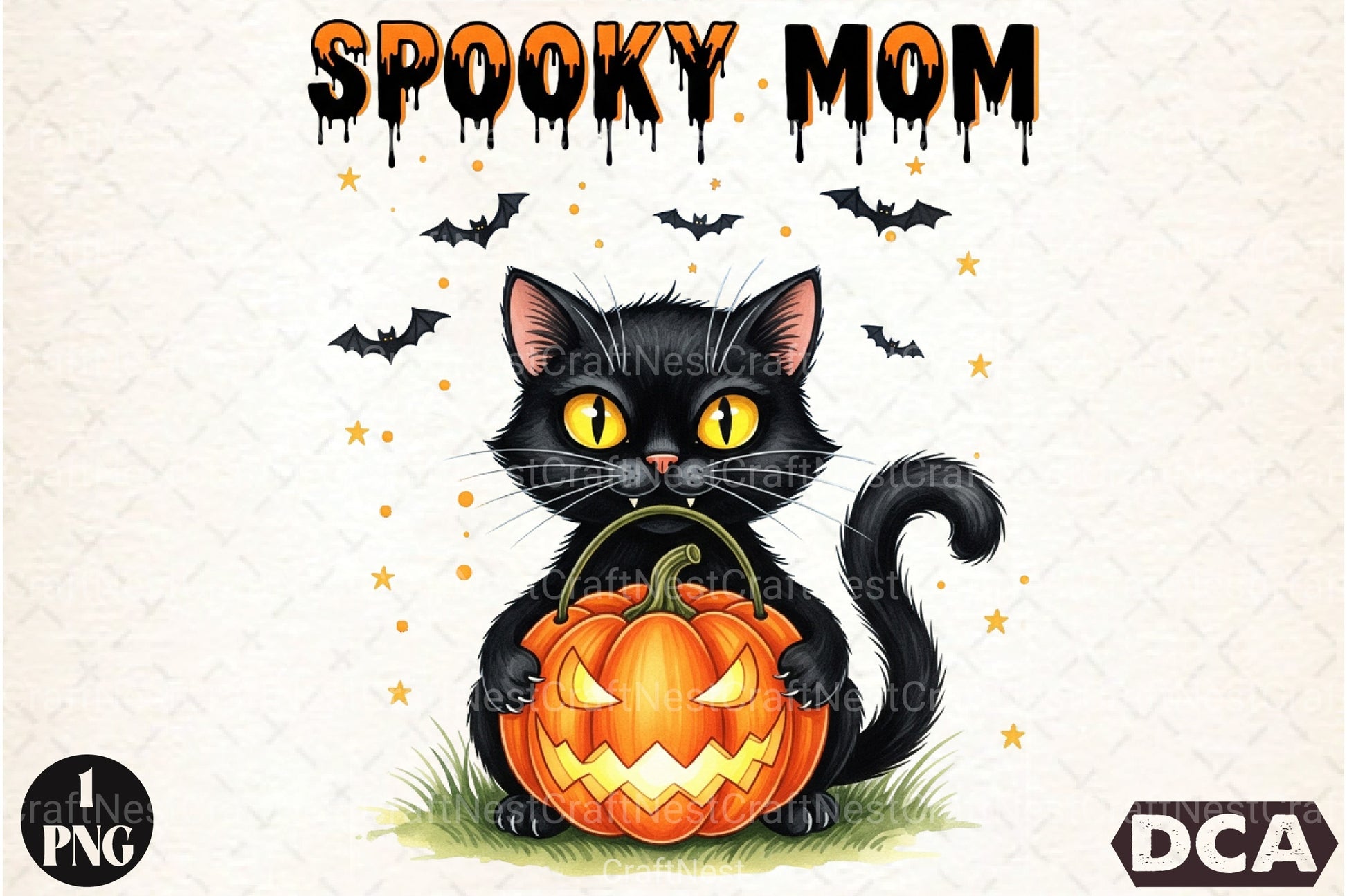 Spooky Mom Halloween Clipart Bundle 2 - CraftNest - Digital Crafting and Art