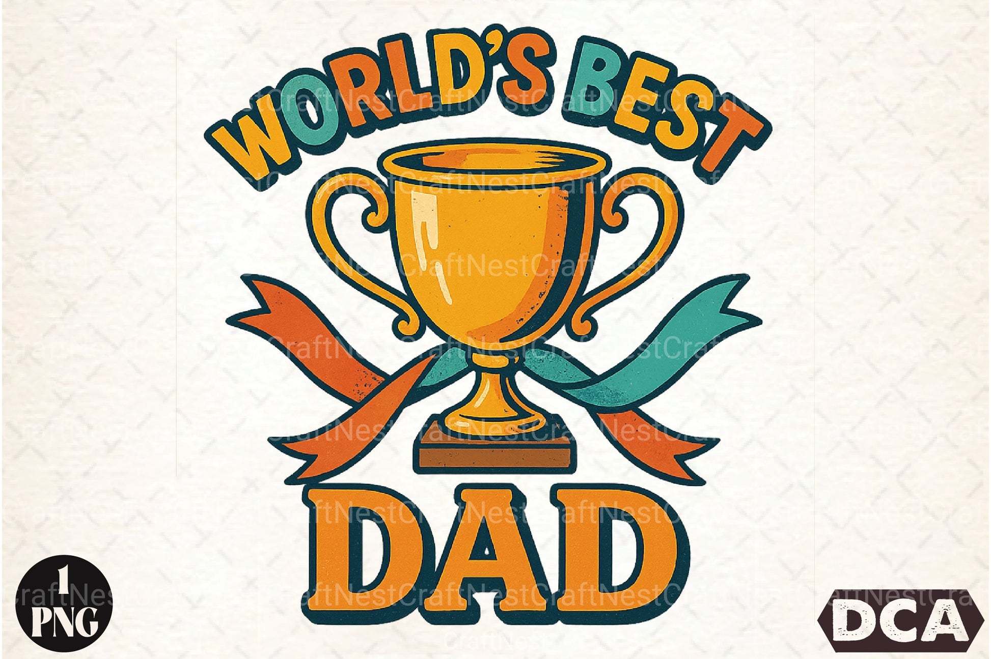 World's Best Dad Clipart Bundle - CraftNest - Digital Crafting and Art