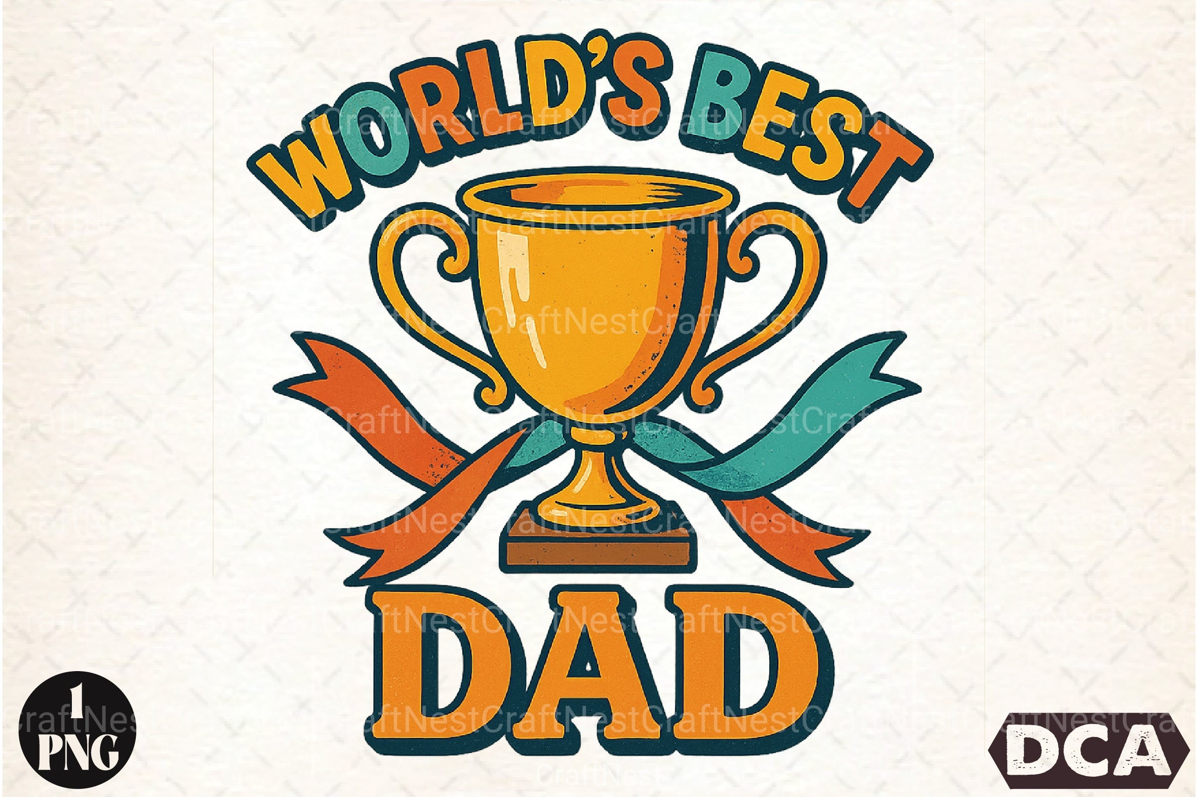 World's Best Dad Clipart Bundle - CraftNest - Digital Crafting and Art