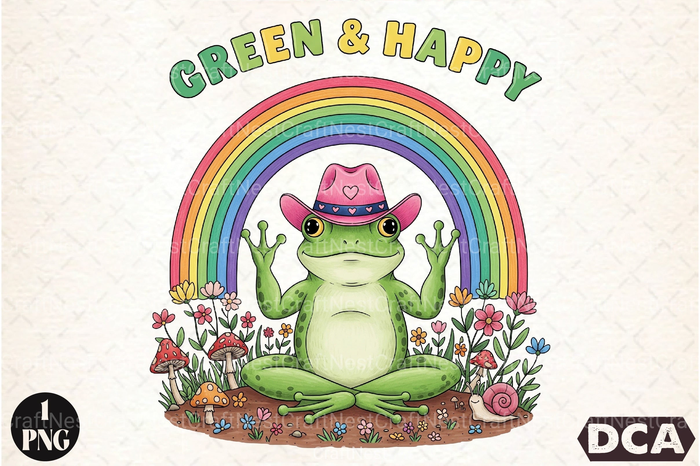 Green & Happy Funny Frog Clipart Bundle - CraftNest - Digital Crafting and Art
