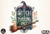 Witch Parking Only Clipart Bundle