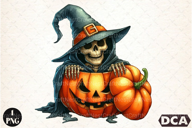 Funny Skeleton Peeking Clipart Bundle 6 - CraftNest - Digital Crafting and Art